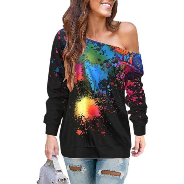 The Best Women Autumn Long Sleeve Hoodie Sweatshirt Pullover Casual Blouse Loose Baggy Jumper Shirt Top Sweatshirt Streetwear Online - Hplify