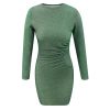 The Best Women Bandage Bodycon Slim Mini Dress Fashion Ladies Casual Long Sleeve Evening Party Clubwear Formal Dress Online - Hplify