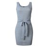 The Best Women Bandage Sexy Mini Dress Bodycon Sleeveless Casual Sundress Online - Hplify