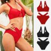 The Best Women Bandeau Bandage High Waist Bikini Set Beachwear Swimsuit Online - Hplify