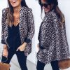 The Best Women Blazers and Jackets Work Office Lady Leopard Suit Slim with Pockets Business female blazer Coat Online - Hplify