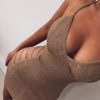 The Best Women Bodycon Dress Sleeveless V Neck Spaghetti Strap Stretchy Package Hip Short Mini Dress Womens Club Dress Vestido Online - Hplify