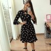 The Best Women Boho 3/4 Sleeve Ruffles Loose Fit Short Party Dress Casual Ladies Holiday Clothing Online - Hplify