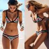 The Best Women Boho Floral Bandage Bikini Set Swimwear Push up Padded Bra Swimsuit Online - Hplify