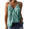 The Best Women Boho Vest Sleeveless Loose Camisole V-Neck Tank Tops New Ladies Summer Beach Casual Print Blouse Tops Online - Hplify