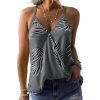The Best Women Boho Vest Sleeveless Loose Camisole V-Neck Tank Tops New Ladies Summer Beach Casual Print Blouse Tops Online - Hplify
