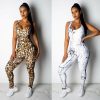 The Best Women Butt Lift Yoga Jumpsuit Sleeveless Backless Sport Bandage Fitness Legging Sports Workout Gym Athletic Romper Playsuit Online - Hplify