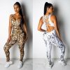 The Best Women Butt Lift Yoga Jumpsuit Sleeveless Backless Sport Bandage Fitness Legging Sports Workout Gym Athletic Romper Playsuit Online - Hplify