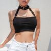 The Best Women Camisole Female Summer Casual Spaghetti Strap Sleeveless V-Neck Vest Crop Tops Women Beach Clothes Online - Hplify