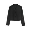 The Best Women Cardigan with Button Long Sleeve V-Neck Knitted Cropped Cardigan Online - Hplify