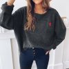 The Best Women Casual Hoodie Shirt Ladies Loose Long Sleeve Pullover Blouse Basic Tops Online - Hplify