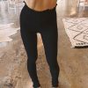 The Best Women Casual Leggings Fitness Sport Gym Workout Legging Pant Basic Full Ankle Length Stretch Thread Span High Rise Waist Pant Online - Hplify