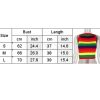 The Best Women Casual Rainbow Striped Tank Top Vest Blouse Sleeveless Fashion Ladies Summer Beach Holiday Crop Top Shirt Cami Top Online - Hplify