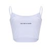 The Best Women Casual Solid Tank Tops Letter Print Vest Blouse Ladies Fashion Camisole Sleeveless Crop Top Shirt Online - Hplify