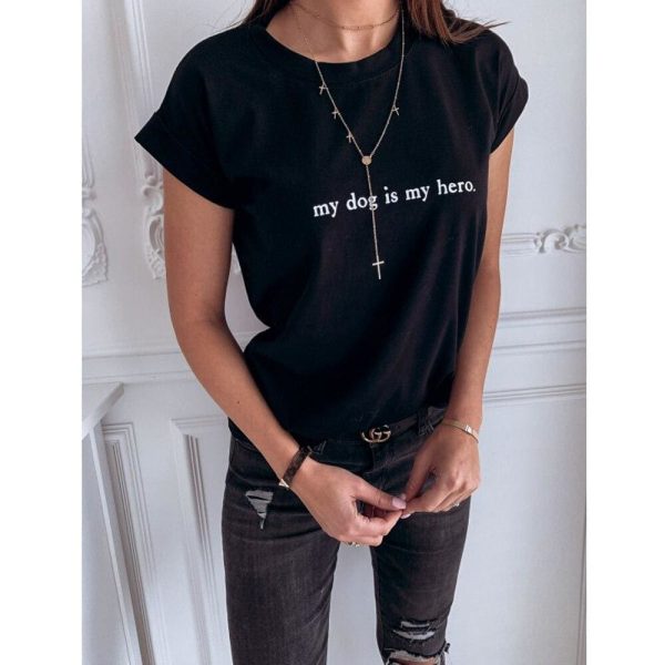 The Best Women Casual Summer Top Short Sleeve Plain Basic T shirt Ladies Cotton Tee shirt Femme Cute Tops Shirt Streetwear Online - Hplify
