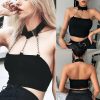 The Best Women Casual Tank Top Vest Blouse Ladies Sexy Chain Halter Sleeveless Summer Beach Crop Top Shirt Cami Top Online - Hplify