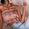 The Best Women Casual Tank Top Vest Blouse Ladies Sleeveless Summer Crop Top Shirt Cami Top Women Clothes Outwear Online - Hplify