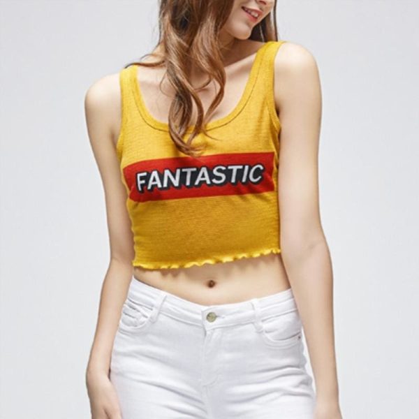 The Best Women Casual Tank Top Vest Blouse Lady Casual Sleeveless Summer Crop Top Shirt Cami Top Outwear Streetwear Online - Hplify