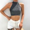 The Best Women Casual Tank Top Vest Blouse Sleeveless Halter Neck Ladies Summer Beach Backless Crop Top Shirt Cami Top Clubwear Online - Hplify