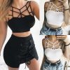 The Best Women Casual Tank Top Vest Blouse Sleeveless Ladies Summer Beach Crop Top Shirt Cami Top Online - Hplify