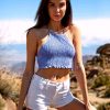 The Best Women Casual Tank Top Vest Blouse Sleeveless Summer Crop Top Shirt Cami Top Beachwear Bikini Tank Holiday Online - Hplify