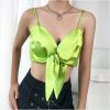 The Best Women Crop Top Summer Casual Tank Tops Ladies Beach Club Shirt Vest Wrap Chest Bra Camisole Blouse Summer Clothes Online - Hplify