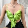 The Best Women Crop Top Summer Casual Tank Tops Ladies Beach Club Shirt Vest Wrap Chest Bra Camisole Blouse Summer Clothes Online - Hplify