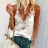 The Best Women Deep V-neck Casual Vest Top Ladies Summer Beach Tank Tops Cami Soft Tops Online - Hplify