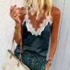 The Best Women Deep V-neck Casual Vest Top Ladies Summer Beach Tank Tops Cami Soft Tops Online - Hplify