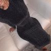 The Best Women Dresses Black Long Sleeve Lady Slim sexy Club Party Mini Dress Office Shining Glitter Turtleneck Bodycon Online - Hplify