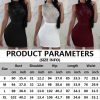 The Best Women Evening Party Dress Bandage Bodycon Sleeveless Clubwear Ladies Summer Short Slim Fit Mini vestidos Dress Sundress Online - Hplify