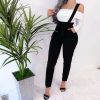 The Best Women Fashion Ladies Sleeveless Baggy Overalls Playsuit Dungarees Casual Loose Jumpsuit Long Trousers Pant Online - Hplify
