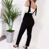 The Best Women Fashion Ladies Sleeveless Baggy Overalls Playsuit Dungarees Casual Loose Jumpsuit Long Trousers Pant Online - Hplify