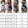 The Best Women Floral Boho Strappy Sleeveless Stretchy Package Hip Bodycon Dress Summer Holiday Beach Mini Short Dress Online - Hplify