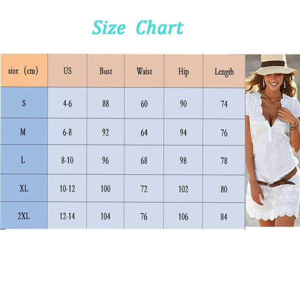 The Best Women Girls New Fashion Casual Embroidery Foral Dress Summer White V-Neck Long-Sleeve Pencil Short Mini Dress Plus Size Online - Hplify