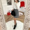 The Best Women High Waist Plaid Skirts Flared Pleated Short Skirt Femme Uniform School Girl Mini Skirts Womens Mini Skirt Online - Hplify