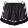 The Best Women High Waist Summer Satin Sport Casual Beach Running Slim Shorts Ladies Solid Gym Fitness Hot Trousers Workout Online - Hplify