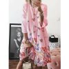 The Best Women Holiday Autumn Long Sleeve A-Line Ladies Casual Maxi Dress Summer Boho Beach Dress Sundress Online - Hplify