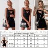 The Best Women Holiday Strappy Bodycon Sleeveless Slim Black Dress Ladies Summer Beach Party Mini Sundress New Online - Hplify