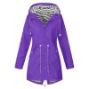 The Best Women Hooded Coat Windproof Rain Coat Parka Zip Jacket Online - Hplify