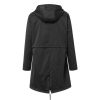 The Best Women Hooded Coat Windproof Rain Coat Parka Zip Jacket Online - Hplify