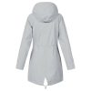 The Best Women Hooded Coat Windproof Rain Coat Parka Zip Jacket Online - Hplify