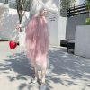 The Best Women Irregular Mesh Tulle Tutu Skirt Elastic High Waist Female Prom Party Casual Layers Pleated Long Maxi Skirt Online - Hplify
