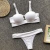 The Best Women Knotted Bikini Set Summer Hot Female Bandage Low Waist Push-Up Padded Swimwear Swimsuit Bathing Beachwear Online - Hplify