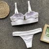 The Best Women Knotted Bikini Set Summer Hot Female Bandage Low Waist Push-Up Padded Swimwear Swimsuit Bathing Beachwear Online - Hplify