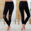 The Best Women Ladies Elastic Stretchy Pencil Pants High Waist Skinny Jeggings Jeans Casual Running Fitness Slim Trousers Online - Hplify