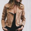 The Best Women Ladies Long Sleeve Waterfall Cardigan Blazer Coat Open Front Suede Jacket Zip Up Biker Casual Tops Clothes Online - Hplify