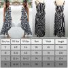 The Best Women Ladies Maxi Boho Floral Long Dress Casual Summer Beach Long Dress Striped Sleeveless High Waist Dress New arrival Sundress Online - Hplify