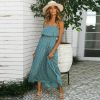 The Best Women Ladies Summer Boho Floral Sleeveless Casual High Waist Long Maxi Dress Party Beach Dress Sundress Online - Hplify