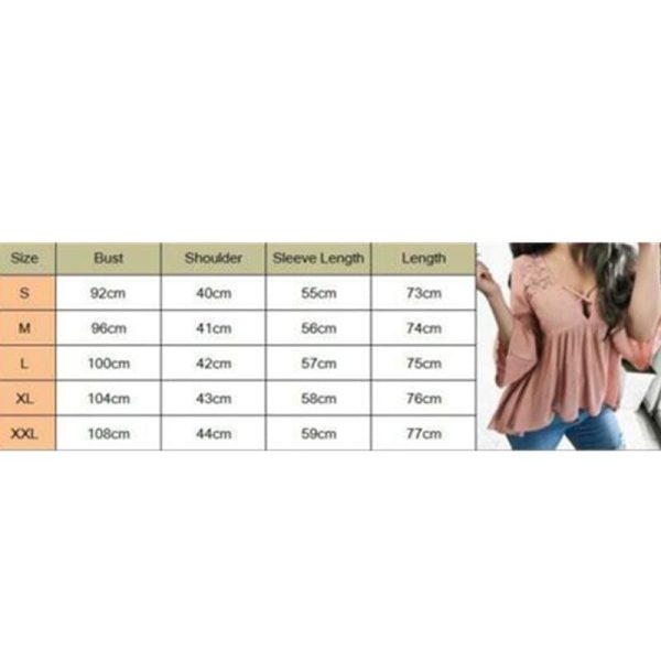 The Best Women Ladies Summer Half Sleeve V-Neck Shirt Fashion Loose Casual Solid Blouse Holiday Beach Tops Shirts Online - Hplify